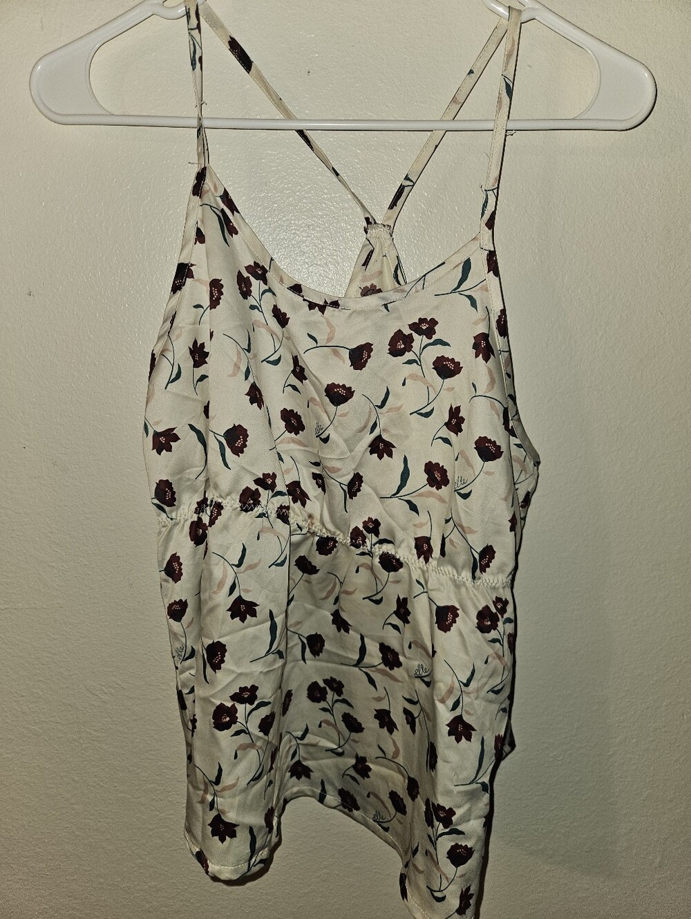 Elle Womans Floral Camisole Size S